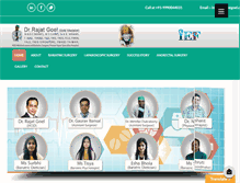 Tablet Screenshot of drrajatgoel.com